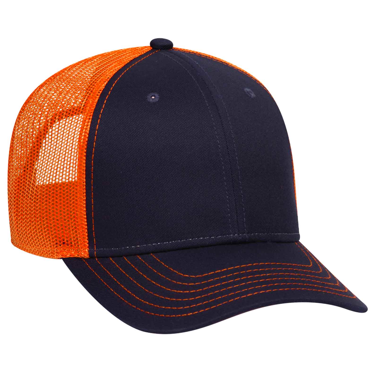 OTTO CAP 83-1239 Unisex 6 Panel Low Profile Mesh Back Trucker Hat | eBay